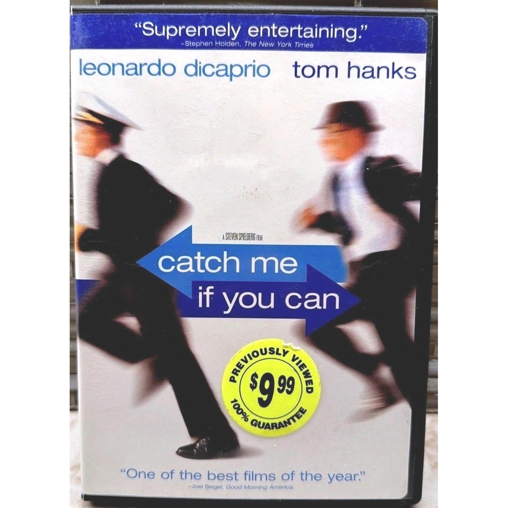 Catch Me If You Can DVD 2-Disc Set Full Frame 2003 Leonardo DiCaprio Tom Hanks